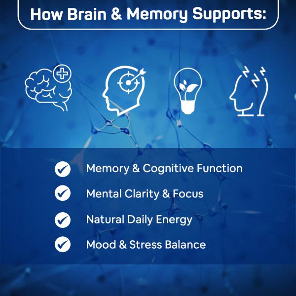 SheNeed Brain & Memory Support for Women Capsule 60's - General Health