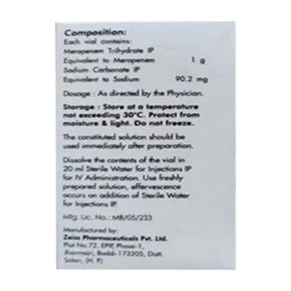 Icubac 1gm Injection 1's - Bacterial Infections-OBL