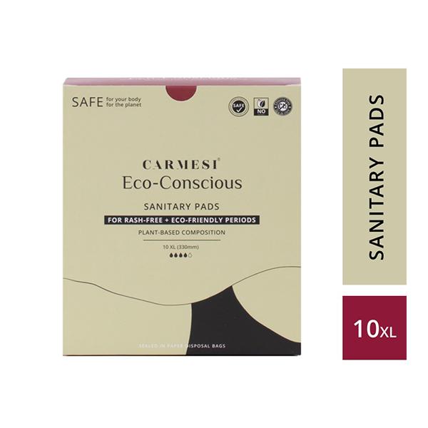 Carmesi Eco-Conscious Sanitary Pads (XL) 10's - Sanitary Napkins