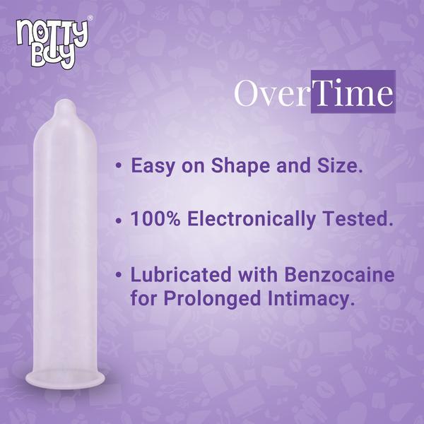 NottyBoy OverTime Condoms 10's (N) - Plain/Flavoured Condoms