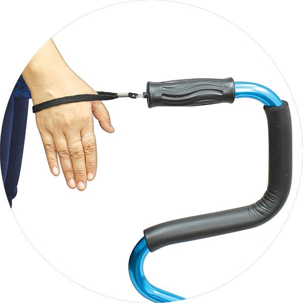 Entros Height Adjustable Aluminum Stick (921L) - Wheelchairs & Walking Sticks