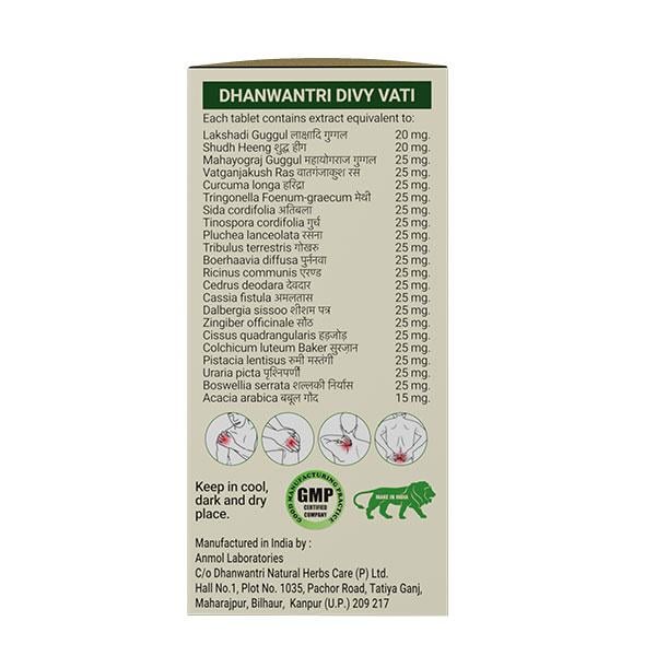 Dhanwantri Divy Vati 40's - Speciality Medicines