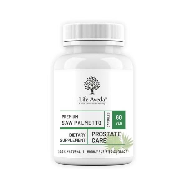 Netmeds | Life Aveda Premium Saw Palmetto Veg Capsule 60's