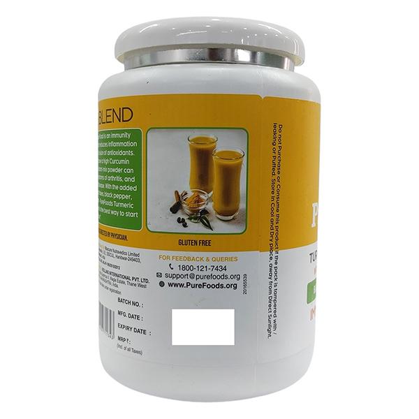 PureFoods Turmeric Super Food Immunity Boosting Powder 400 gm - Vitamin C