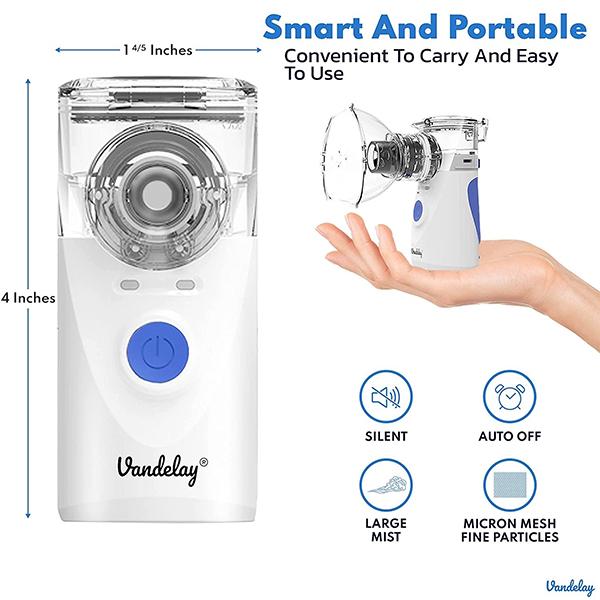 Vandelay Nano Atomizer Nebulizer - White - Nebulizers / Vaporizer