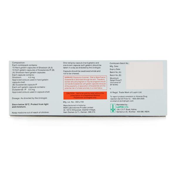 ALPHACEPT D 4mg Combipack 1's - Bladder And Prostate Disorders-Dru