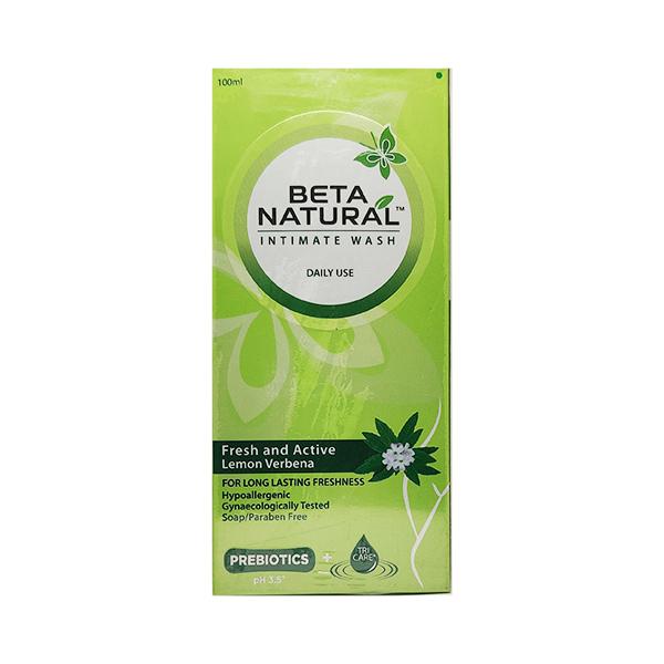 Beta Natural Intimate Wash - Fresh and Active Lemon Verbena 100 ml - Intimate Care