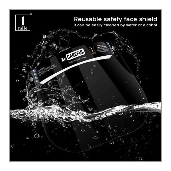 Netmeds | 1Mile Protective Face Shield - Be Careful (200 Micron)