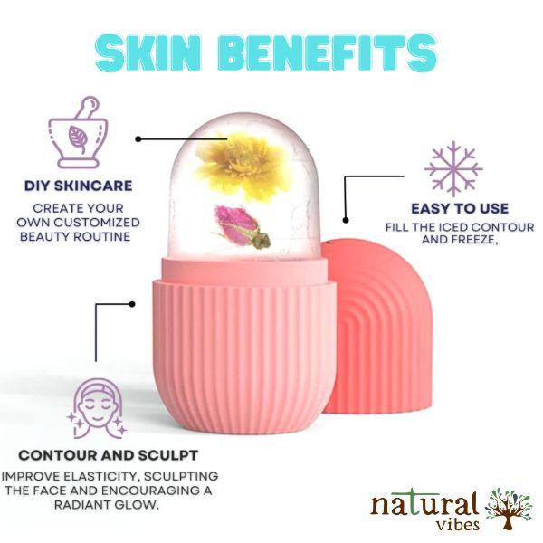 Natural Vibes Ice Facial Roller 1's - Massagers