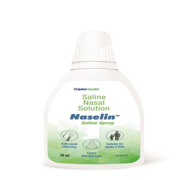 Netmeds | Naselin Saline Spray 20 ml