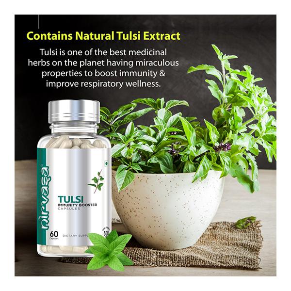 Nirvasa Tulsi Immunity Booster Capsule 60's - Vitamin C