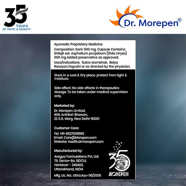 Dr. Morepen Shilajit Capsule 60's - Sexual Healthcare