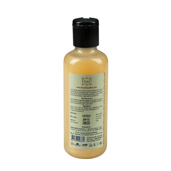 Khadi Shuddha Shampoo - Saffron, Tulsi & Reetha 210 ml - Shampoos