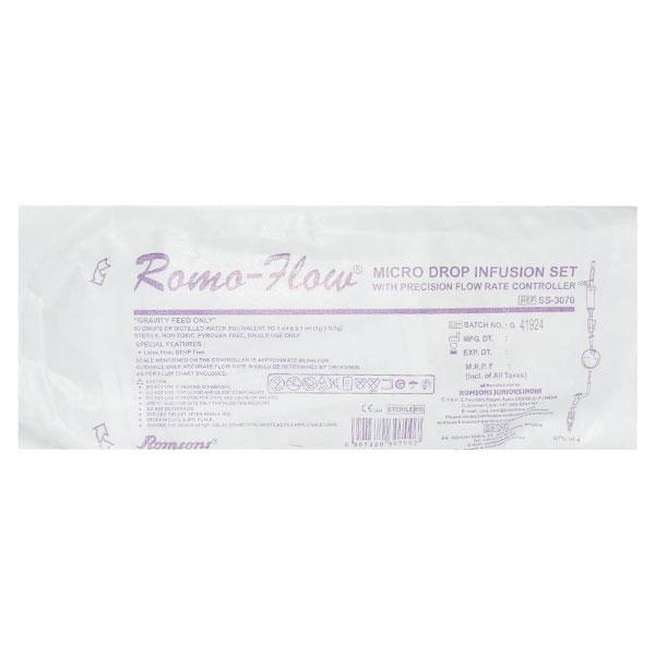 Netmeds | Romsons Romo Flow Micro Drop Infusion Set (SS-3070) 1's