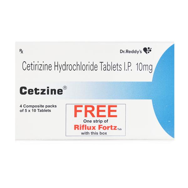 Cetzine Tablet 10'S - Allergies-Ant