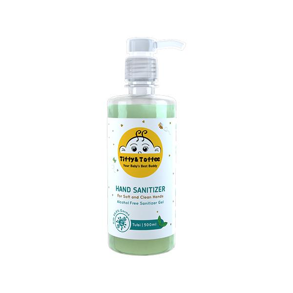 Tiffy & Toffee Non-Alcoholic Hand Sanitizer - Tulsi 500 ml - Baby Skin Care