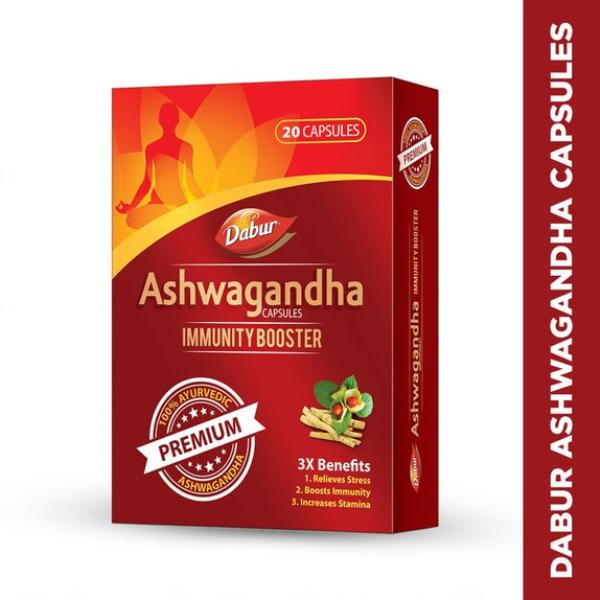 Netmeds | Dabur Ashwagandha Capsule 20's