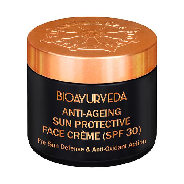Bioayurveda Anti-Ageing Sun Protective (SPF 30) Face Creme 60 gm - Face Sunscreen