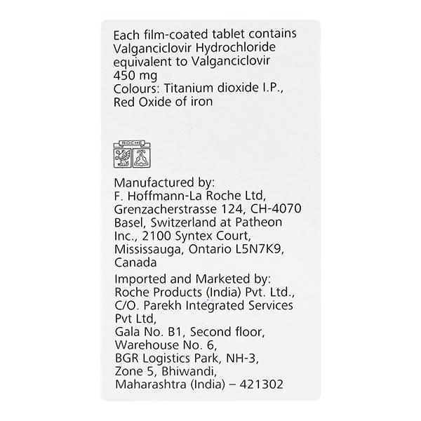 Valcyte 450mg Tablet 60'S - Viral infections-Ant