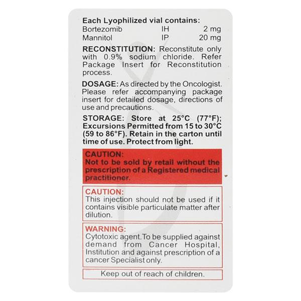 BORTETHER 2 Injection 1's - Cancer Oncology-Tar