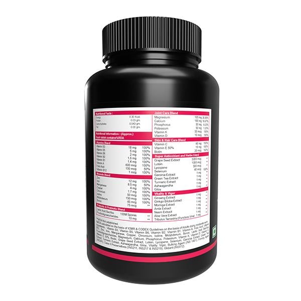 NutritJet Multivitamins Tablet 120's - Multi-Vitamins