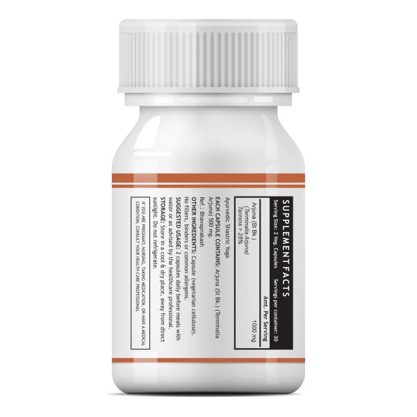 INLIFE Arjuna Capsules 60's - Herbal Dietary Supplement