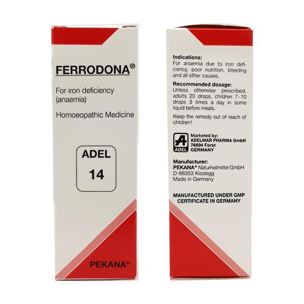 Adel 14 Ferrodona Drops 20 ml - Homeopathic Drops