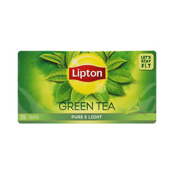 Lipton Pure & Light Green Tea Bags 25's - Teas