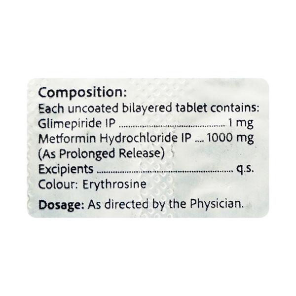 METFAITH G1 FORTE Tablet 10's - Diabetes-Ant