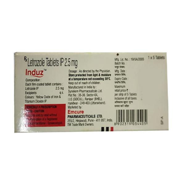 INDUZ 2.5mg Tablet 5's - Cancer Oncology-Hor