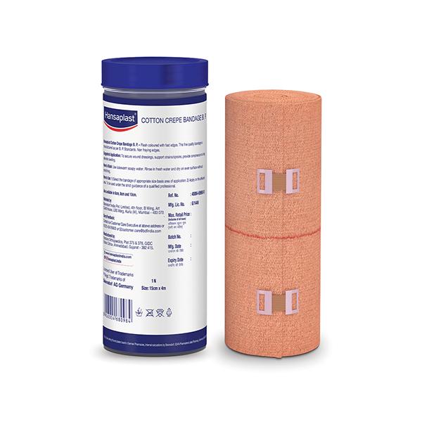 Hansaplast Cotton Crepe Bandage B.P. (15 cm x 4 m) - Bandages