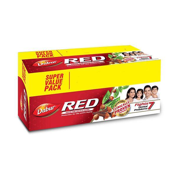 Netmeds | Dabur Red Toothpaste Super Value Pack (Pack of 4 x 200 gm)