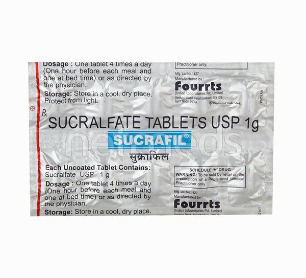 Sucrafil Tablet 10'S - Ulcer/Reflux/Flatulence-Aaa