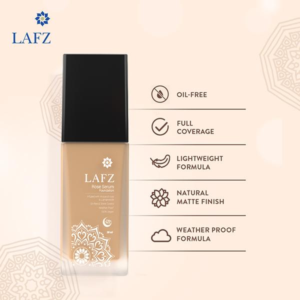 LAFZ hydrating rose serum foundation - golden beige 30 ml - Foundation
