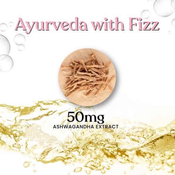 Kapiva Ashwagandha Fizz Effervescent Powder 100 gm - Ashwagandha