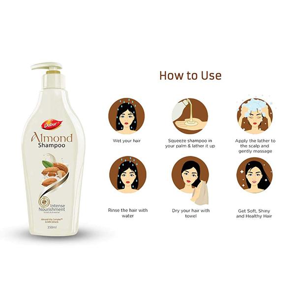 Dabur Almond Shampoo 350 ml - Shampoos