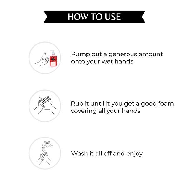 Palmist Skin Care Hand Wash Gel - French Strawberry 500 ml - Hand Wash & Soaps