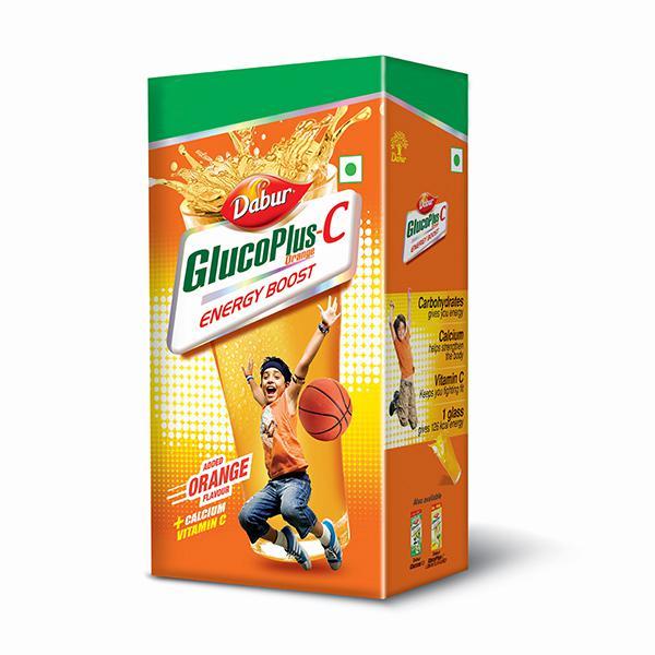 Netmeds | Dabur GlucoPlus-C Energy Boost - Orange  500 gm (With Sipper Free)
