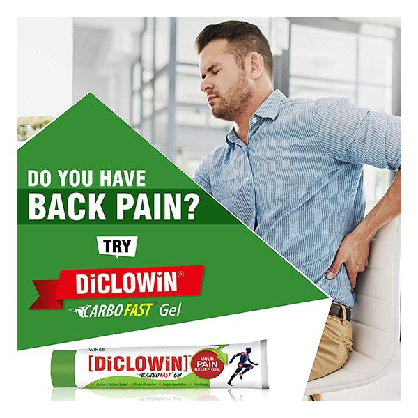 Diclowin Carbofast Gel(Topical) 30gm - Pain relief-Nsa