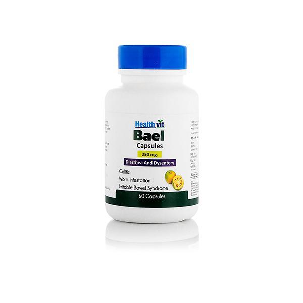 HealthVit Bael 250 mg Capsules 60's - Herbal Dietary Supplement