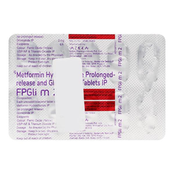 FPGLI M 2 Tablet 10's - Diabetes-Ant