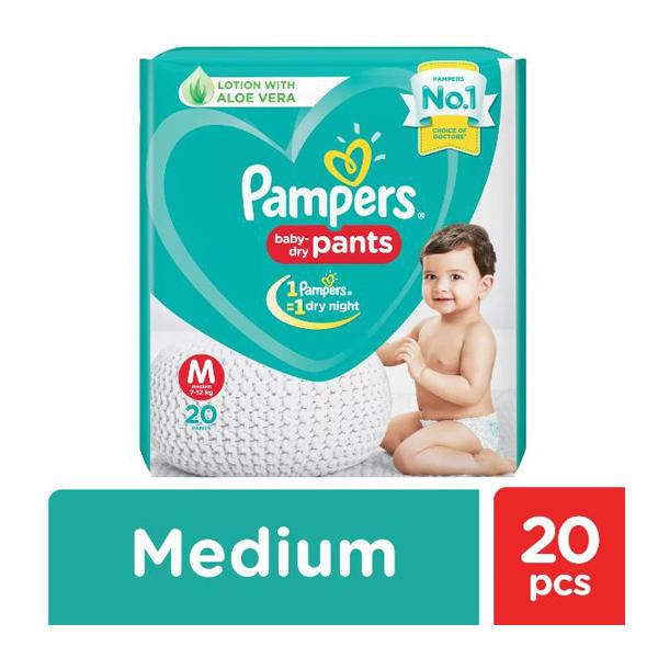 Pampers Baby Dry Pants (M) 20's - Diapers & Wipes