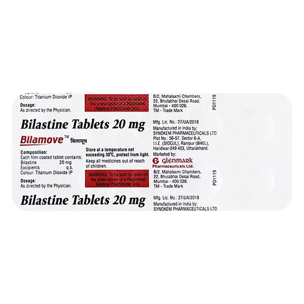 BILAMOVE Tablet 10's - Allergies-Ant