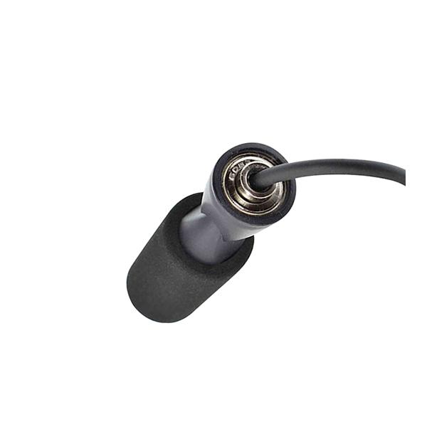 MuscleXP Skipping Rope (Jumping Rope) with Foam Handles - Black 1's - Gym Accessories