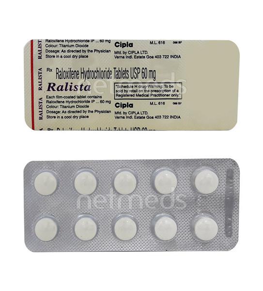 Ralista 60mg Tablet 10'S - Bone Metabolism-Age