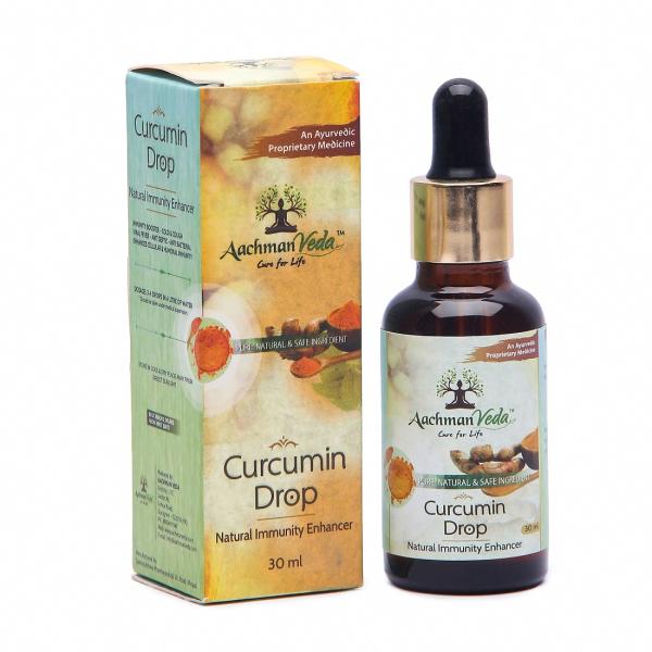 Aachman Veda Swarn Prashan Drops 15 ml & Aachman Veda Curcumin Drops 30 ml (Free) 1's - Speciality Medicines