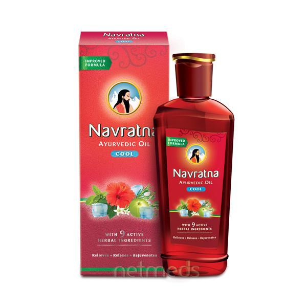 Netmeds | Navratna Ayurvedic Cool Oil 200 ml