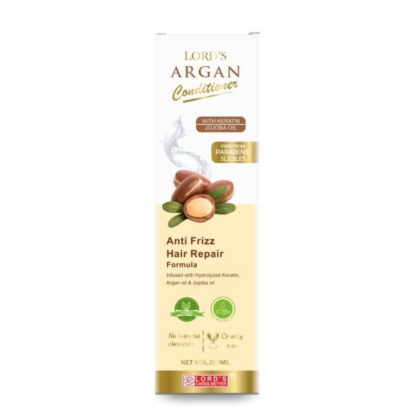 Netmeds | Lord's Argan Conditioner - Keratin & Jojoba Oil 200 ml