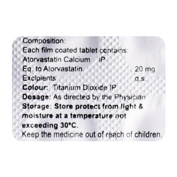 TORCAD 20mg Tablet 10's - High Cholesterol-Dys
