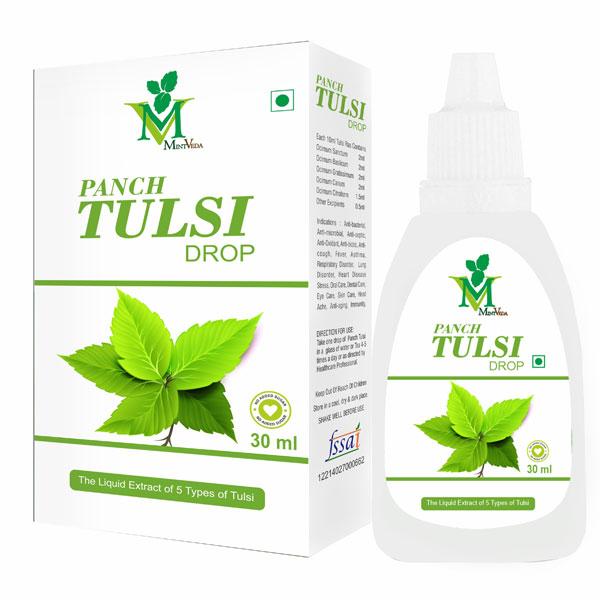 Mint Veda Panch Tulsi Drop (Pack of 4 x 30 ml) - Vitamin C